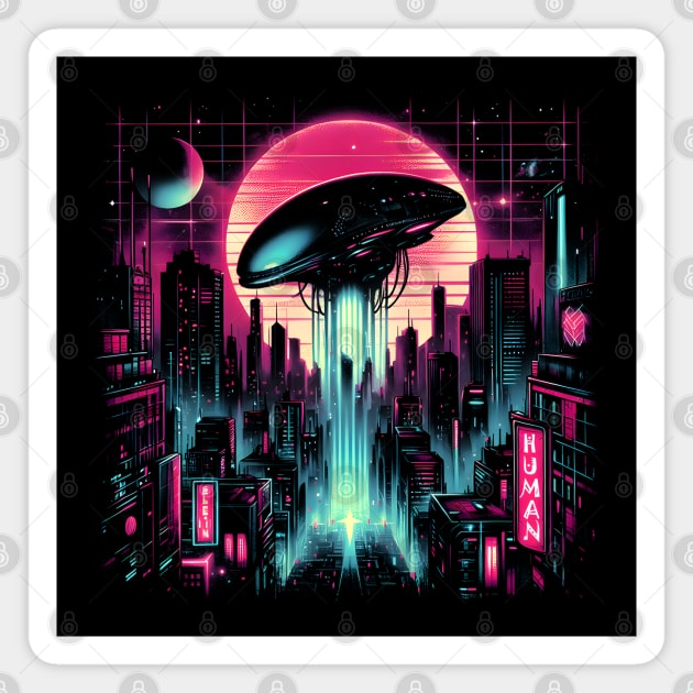 Cosmic City Encounter Magnet by MakerMind8.2